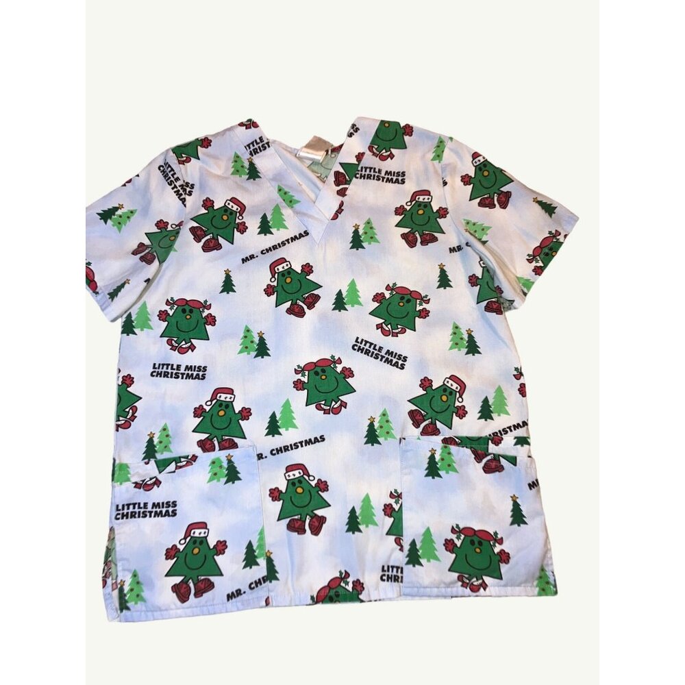Mr. & Little Miss Christmas Scrub Top